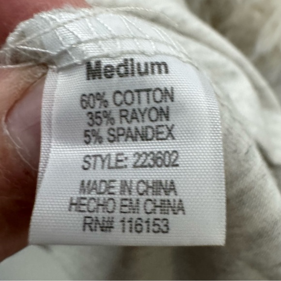 Casual Crewneck Sweatshirt Poof New York Women Medium Gray - Picture 6 of 8